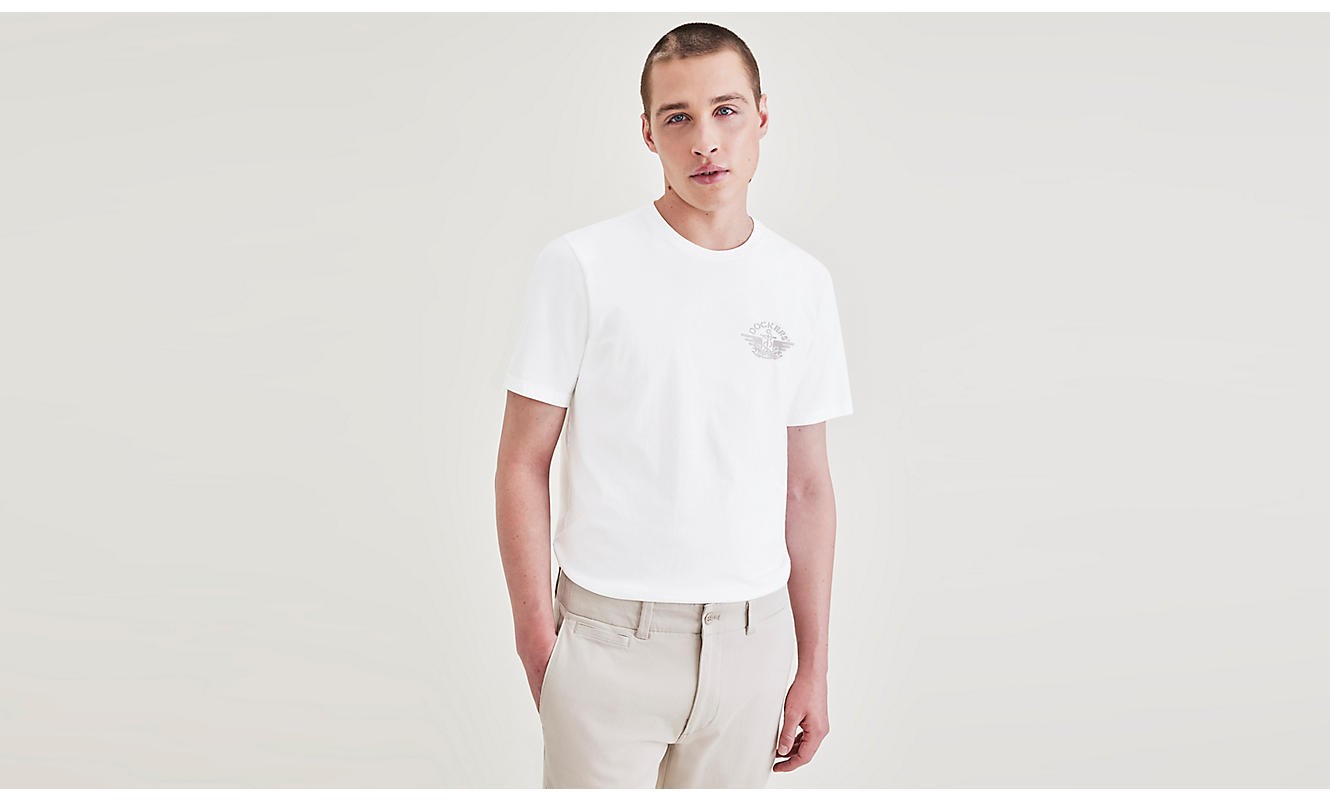 Dockers graphic tee mini wing logo lucent white Dockers graphic tee mini wing logo lucent white
